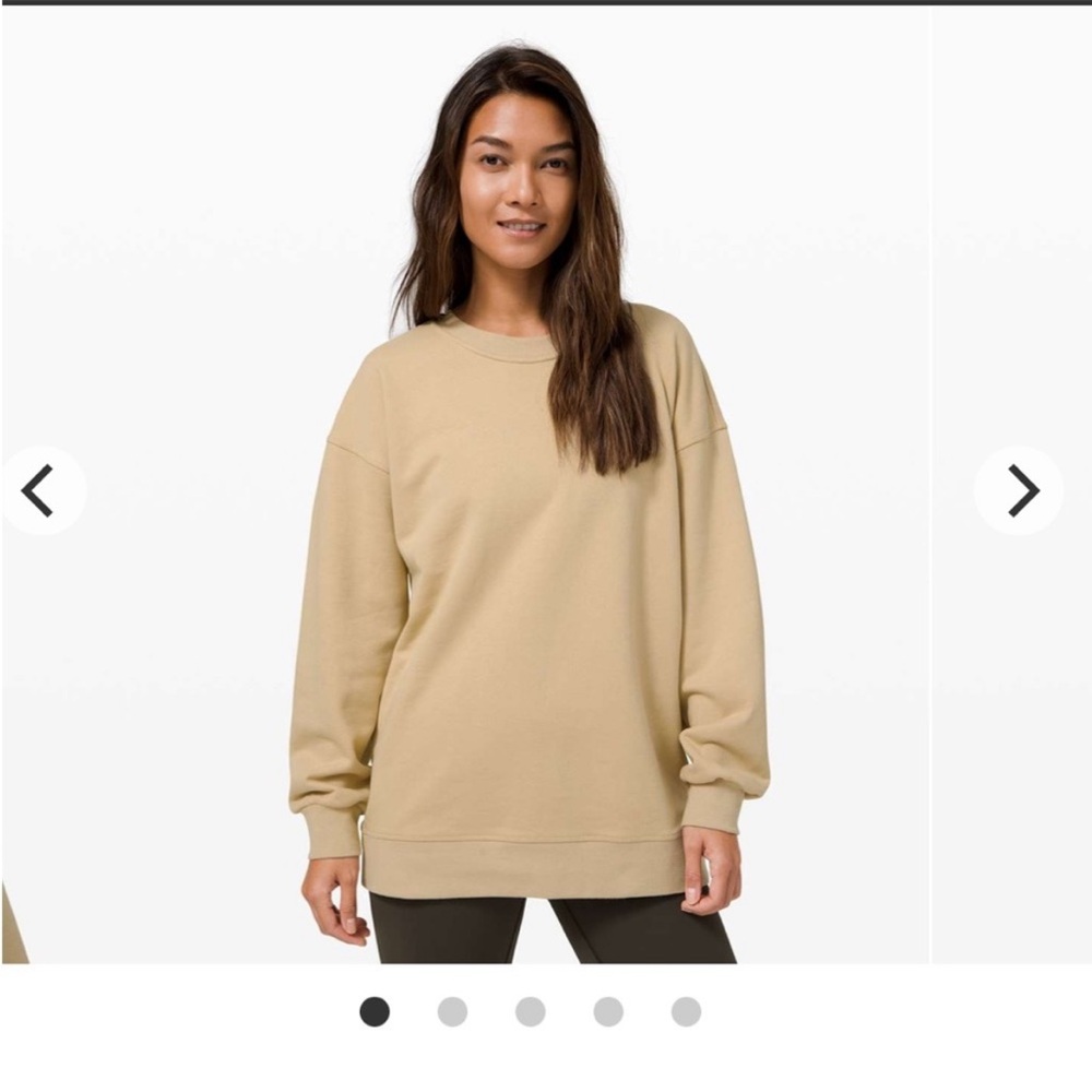 Lululemon perfectly oversized crew in trench